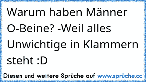 Männer die klammern